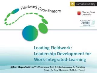 Leading Fieldwork: Leadership Development for Work-Integrated-Learning