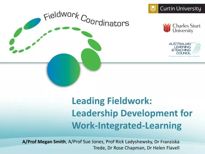 leading fieldwork leadership development for work integrated learning