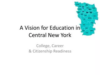 A Vision for Education in Central New York