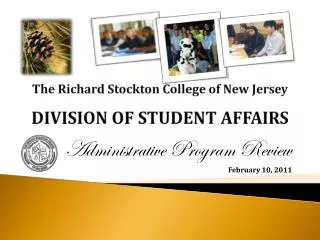 The Richard Stockton College of New Jersey DIVISION OF STUDENT AFFAIRS