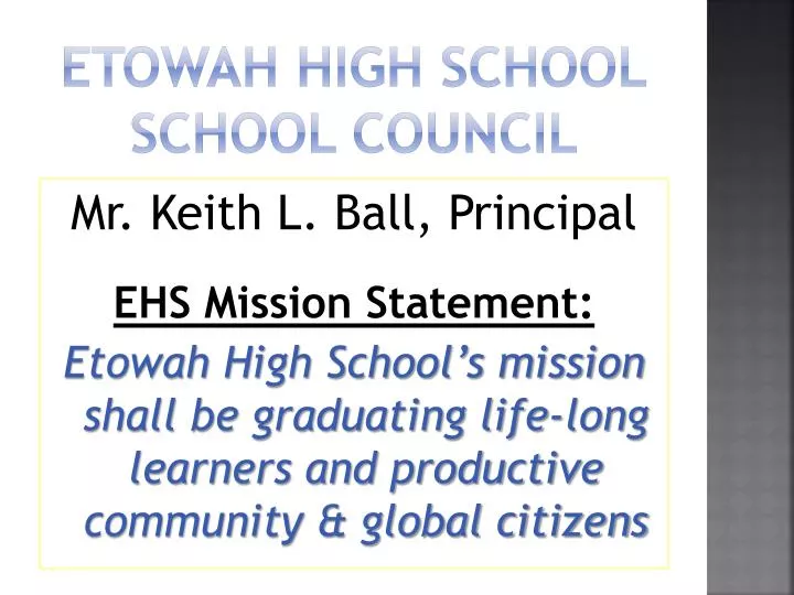 etowah high school school council