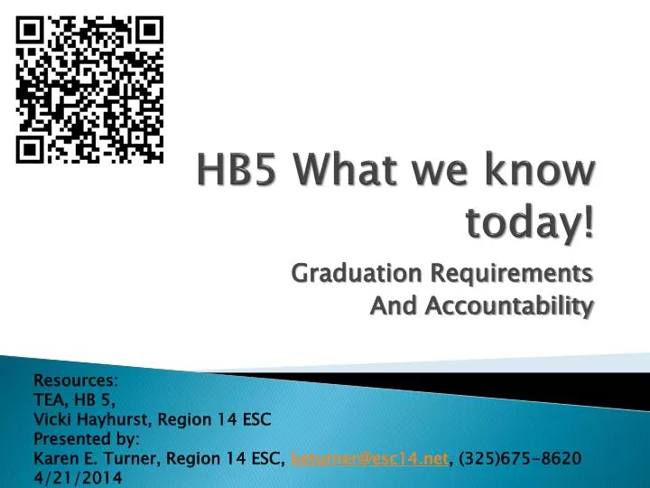 hb5 what we know today