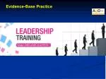 Evidence-Base Practice - slide 1