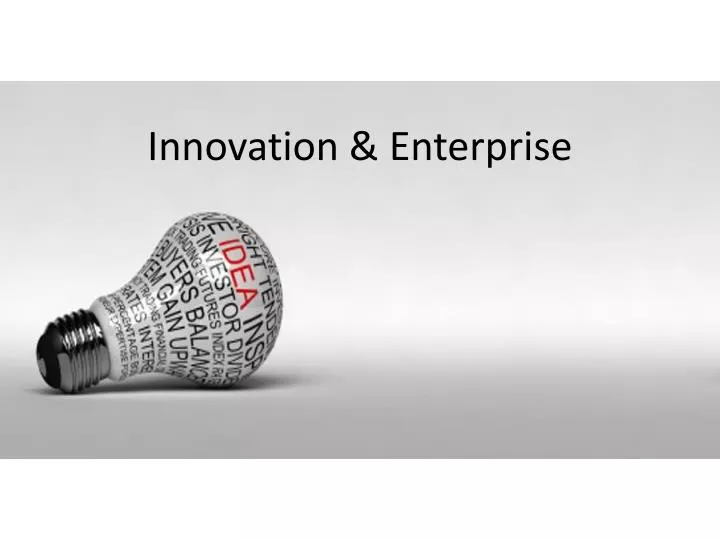 innovation enterprise