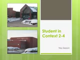 Student in Context 2-4