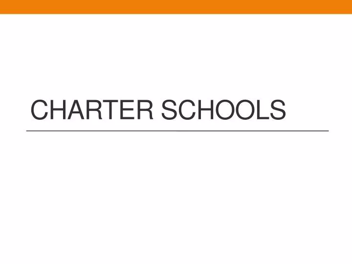 charter schools