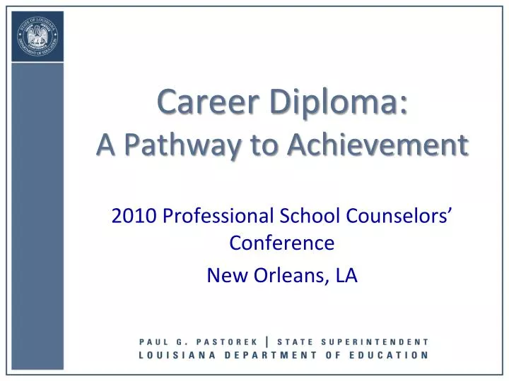 career diploma a pathway to achievement
