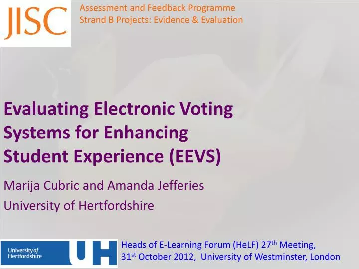 evaluating electronic voting systems for enhancing student experience eevs