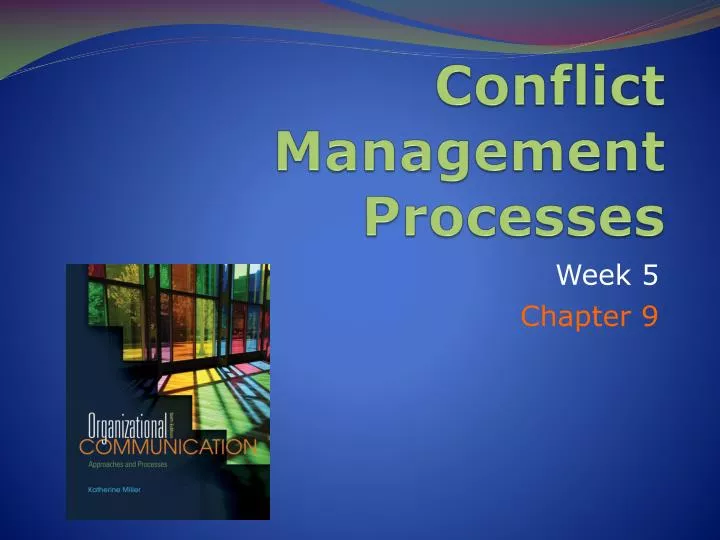 conflict management processes