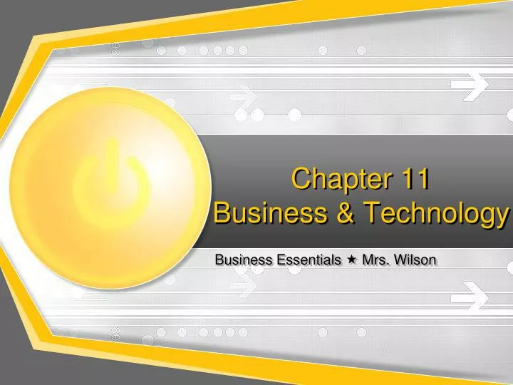 chapter 11 business technology