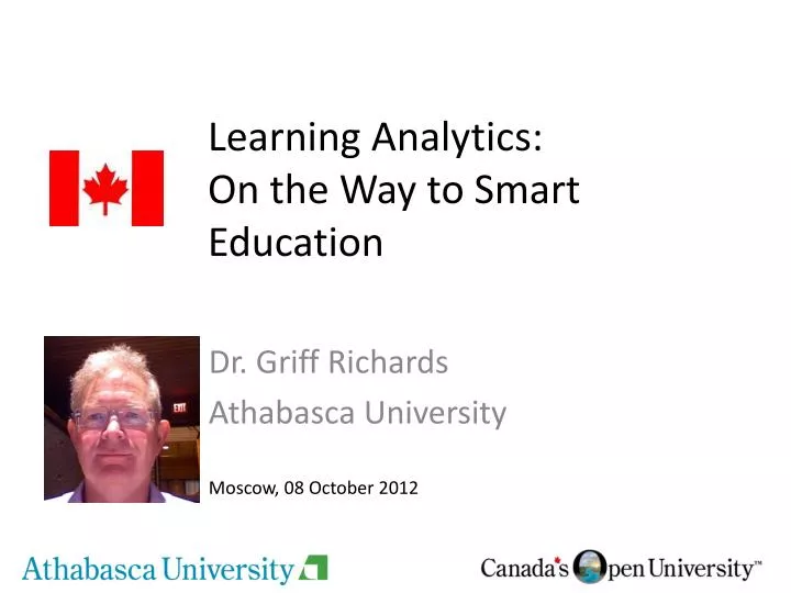 learning analytics on the way to smart education