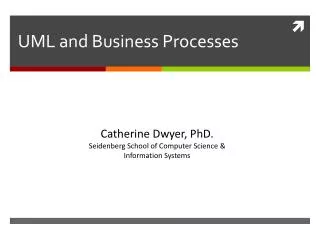 UML and Business Processes