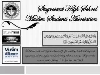Stuyvesant High School Muslim Students Association