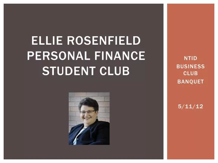 ellie rosenfield personal finance student club