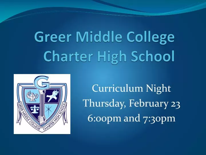 greer middle college charter high school