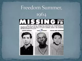 Freedom Summer, 1964