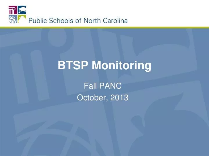 btsp monitoring