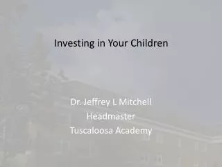 Investing in Your Children