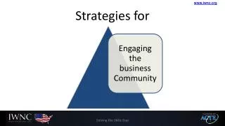 Strategies for
