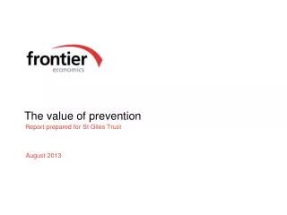 The value of prevention