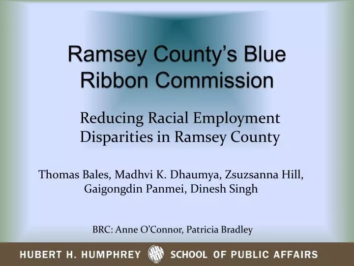 ramsey county s blue ribbon commission