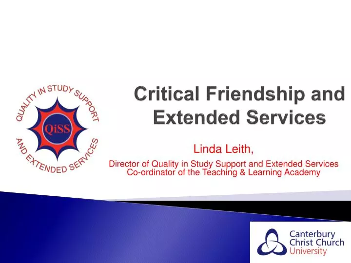critical friendship and extended services