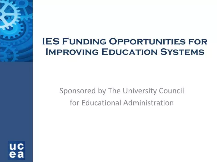 ies funding opportunities for improving education systems