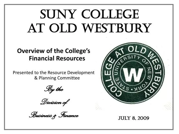 suny college at old westbury