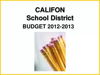 califon school district