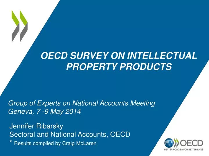 oecd survey on intellectual property products