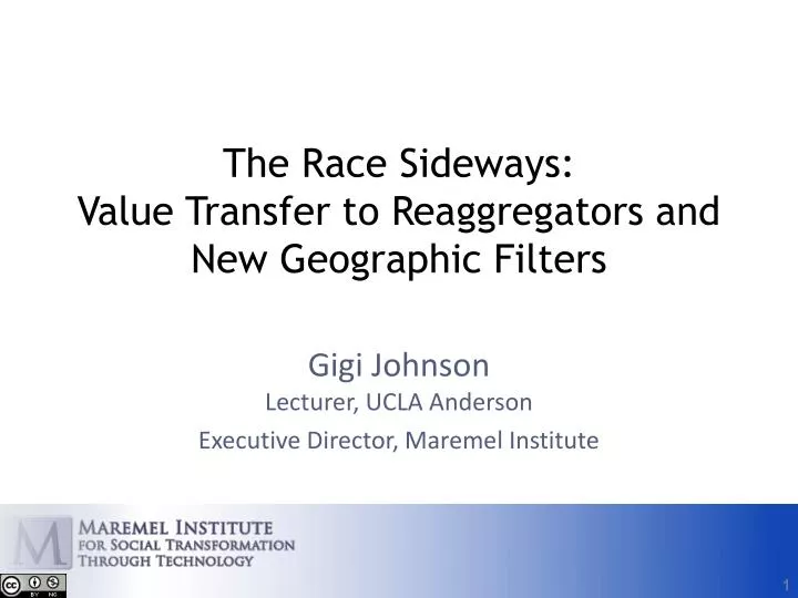 the race sideways value transfer to reaggregators and new geographic filters