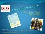 Emerging Adults - slide 1