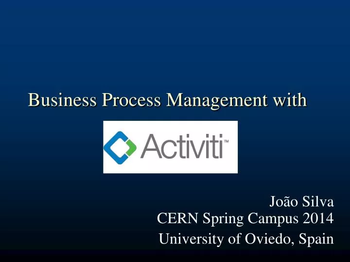 business process management with