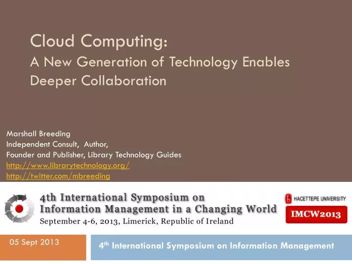 cloud computing a new generation of technology enables deeper collaboration