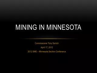 mining in minnesota