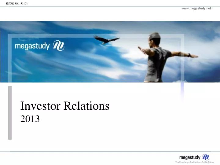 investor relations 2013