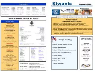 Mailing Address: Kiwanis of Jacksonville Beaches PO Box 50504 Jacksonville