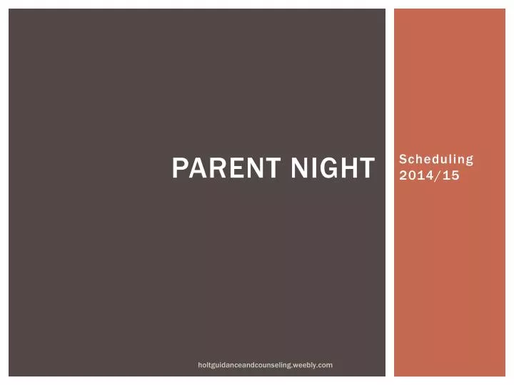 parent night