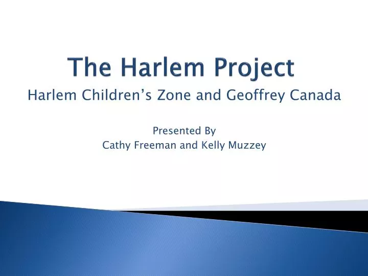 the harlem project