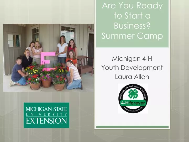 are you ready to start a business summer camp