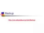 Backup - slide 1