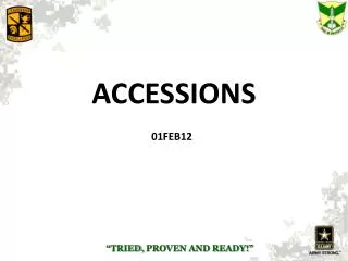 ACCESSIONS