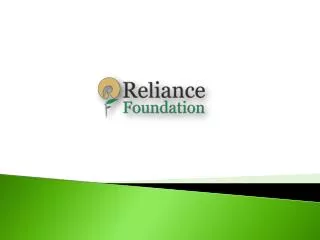 Reliance Foundation - Foundation of India