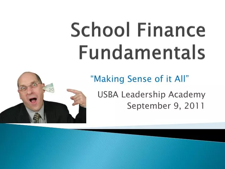 school finance fundamentals
