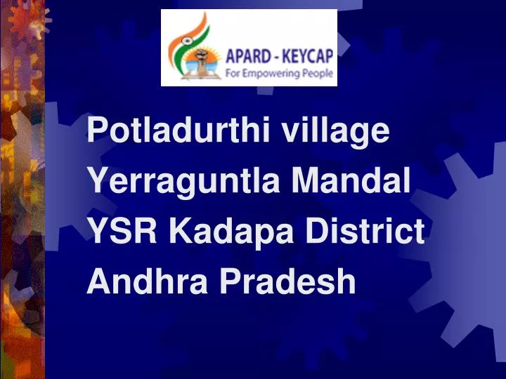 potladurthi village yerraguntla mandal ysr kadapa district andhra pradesh