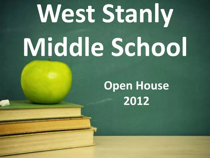 west stanly middle school open house 2012