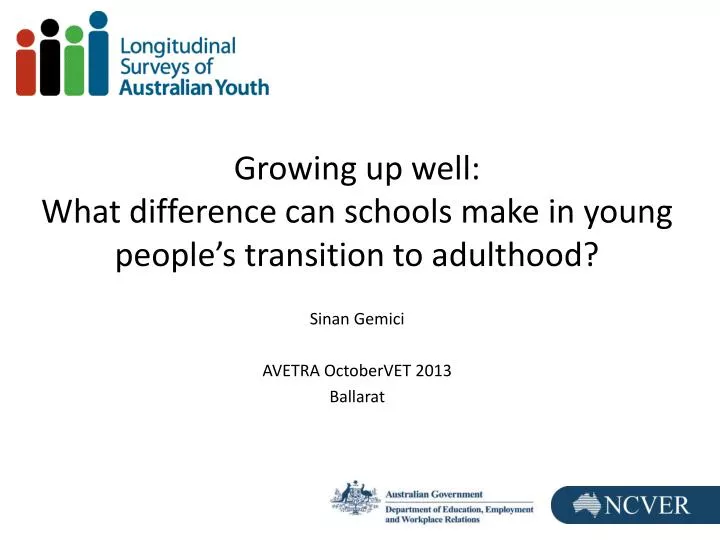 growing up well what difference can schools make in young people s transition to adulthood