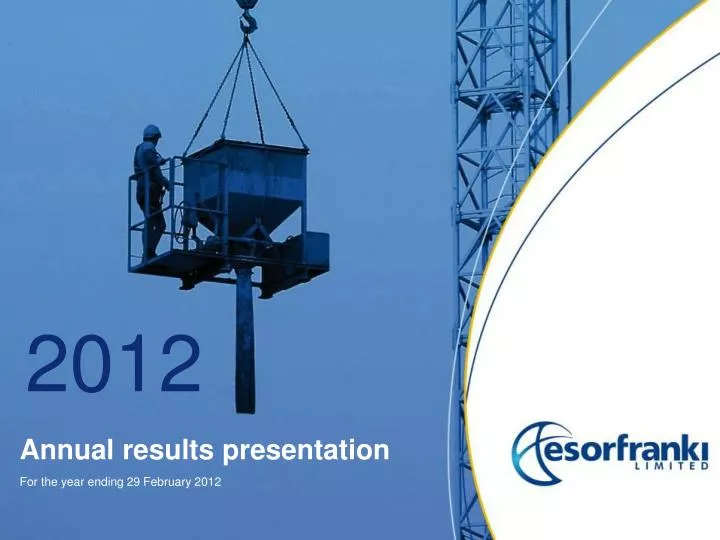 annual results presentation