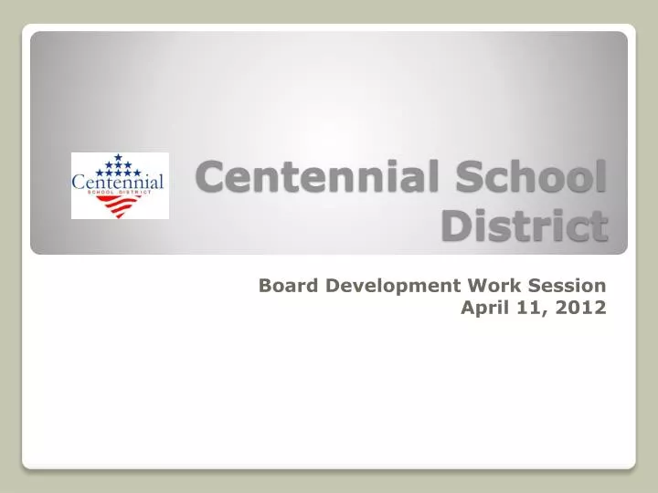 centennial school district