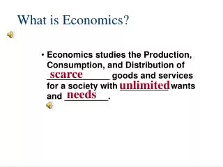 What is Economics?